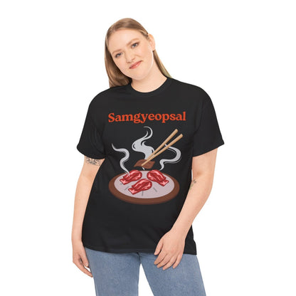 SAMGYEOPSAL - Korean Food (Basic Tee)