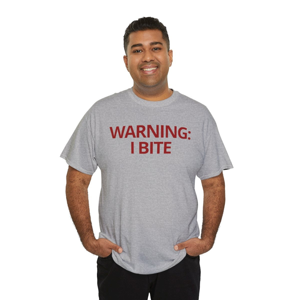 WARNING: I BITE - Foodie (Basic Tee)