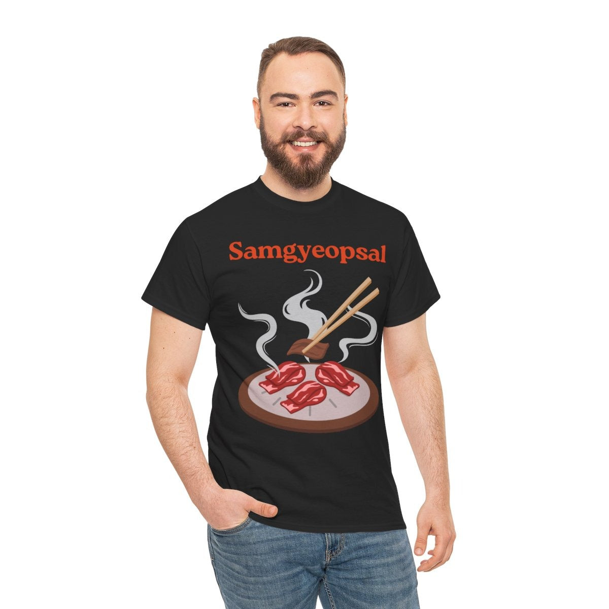 SAMGYEOPSAL - Korean Food (Basic Tee)