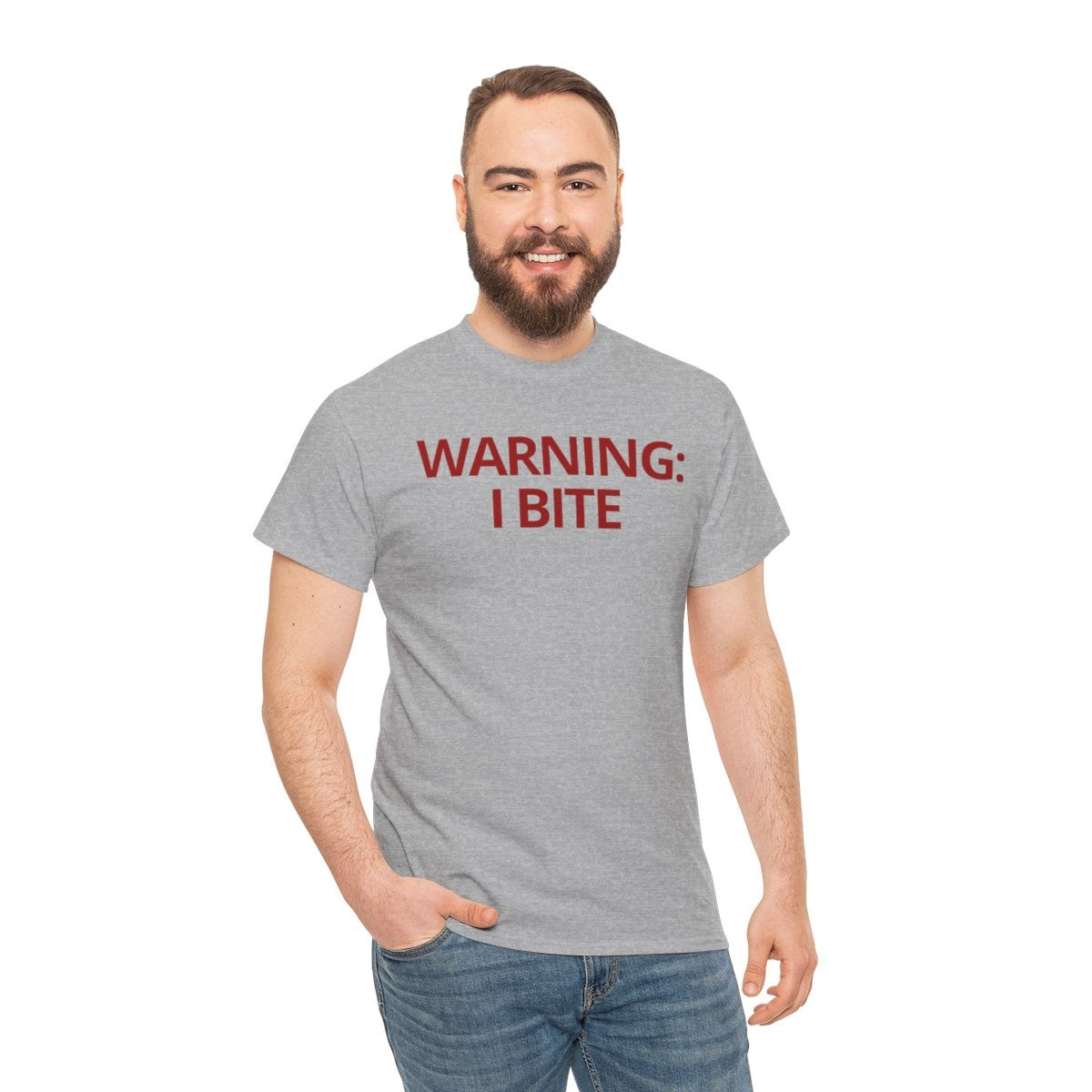 WARNING: I BITE - Foodie (Basic Tee)