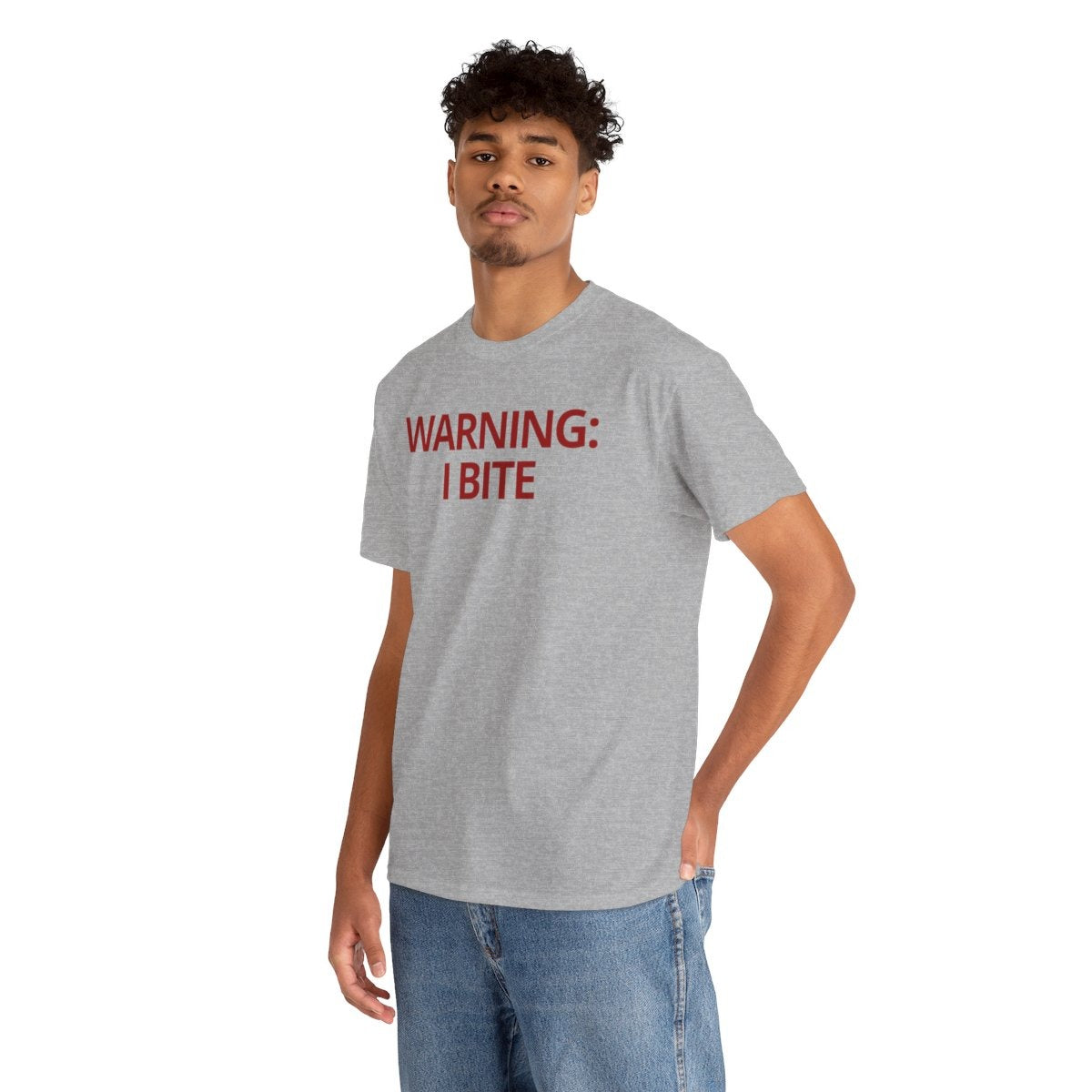 WARNING: I BITE - Foodie (Basic Tee)