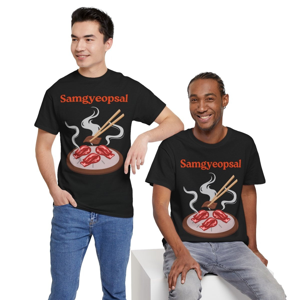 SAMGYEOPSAL - Korean Food (Basic Tee)