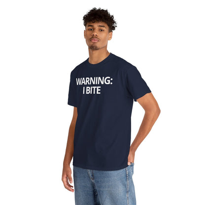WARNING: I BITE - Foodie (Basic Tee)