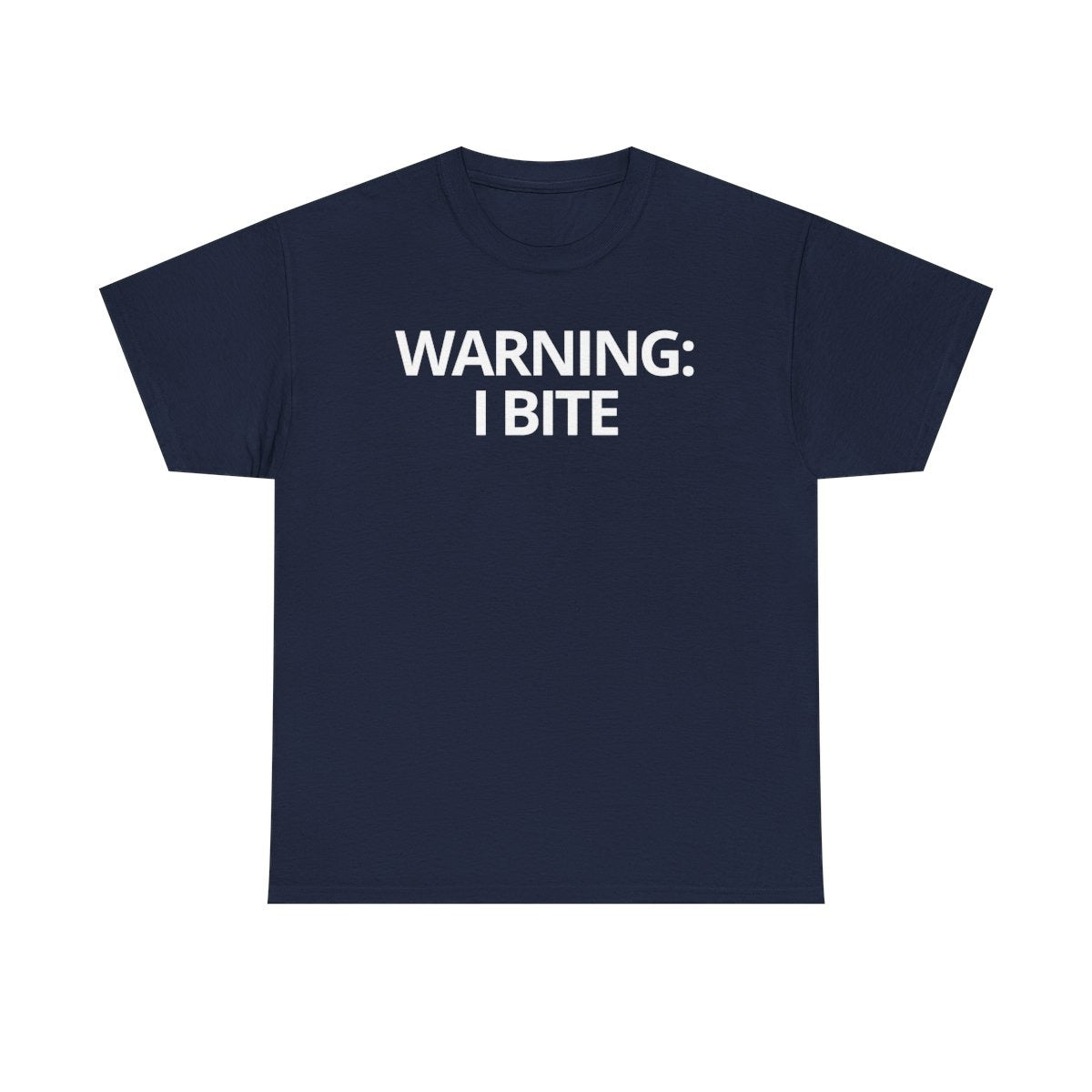 WARNING: I BITE - Foodie (Basic Tee)