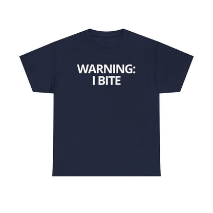 WARNING: I BITE - Foodie (Basic Tee)