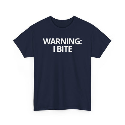 WARNING: I BITE - Foodie (Basic Tee)