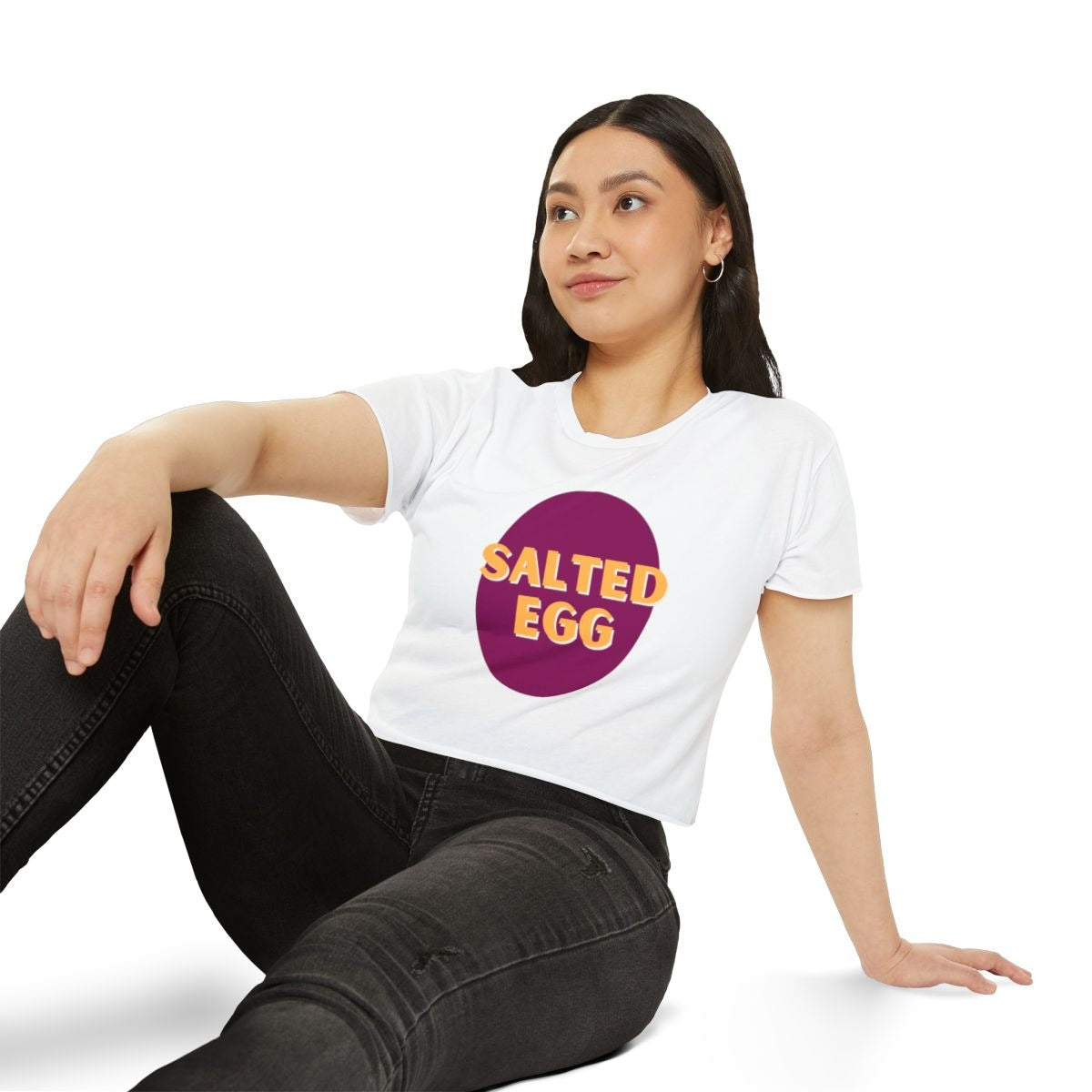 SALTED EGG 2 - Filipino Food (Crop Top)
