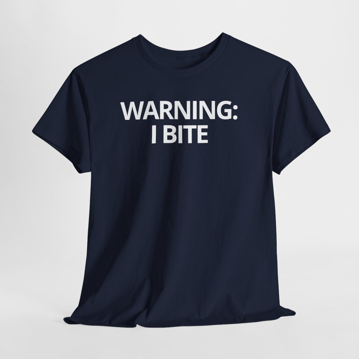 WARNING: I BITE - Foodie (Basic Tee)
