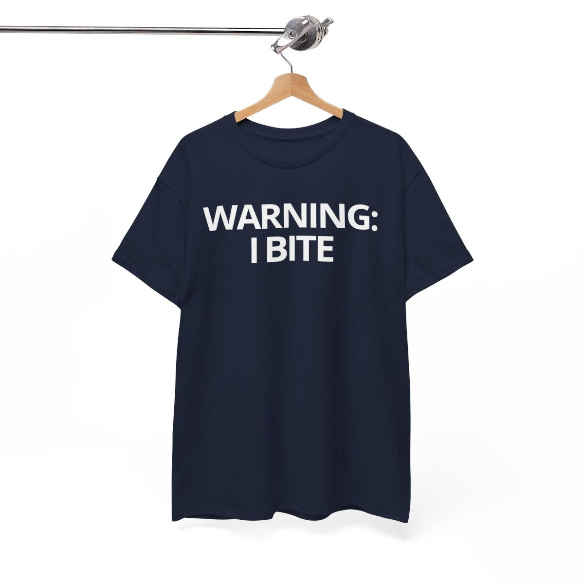 WARNING: I BITE - Foodie (Basic Tee)
