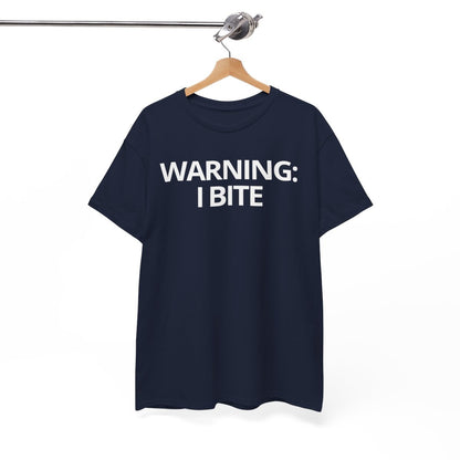 WARNING: I BITE - Foodie (Basic Tee)