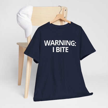 WARNING: I BITE - Foodie (Basic Tee)