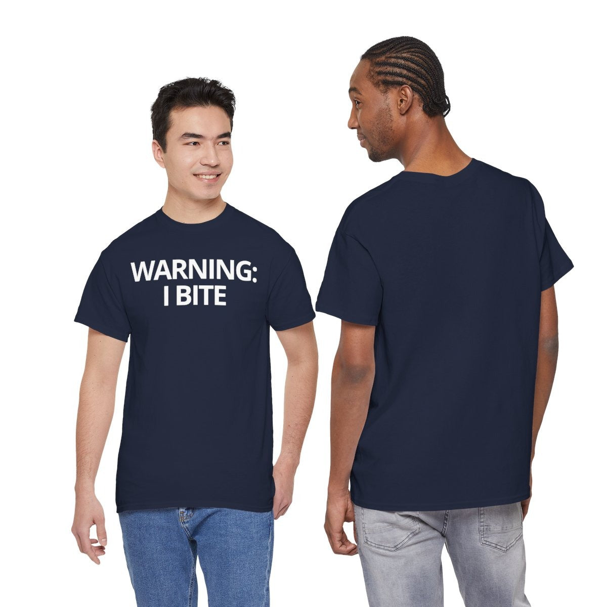 WARNING: I BITE - Foodie (Basic Tee)