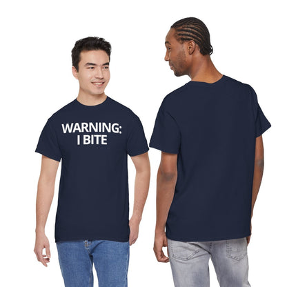 WARNING: I BITE - Foodie (Basic Tee)