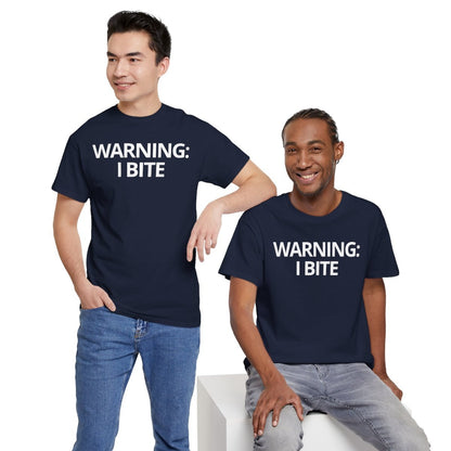 WARNING: I BITE - Foodie (Basic Tee)