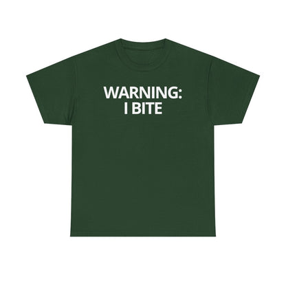 WARNING: I BITE - Foodie (Basic Tee)