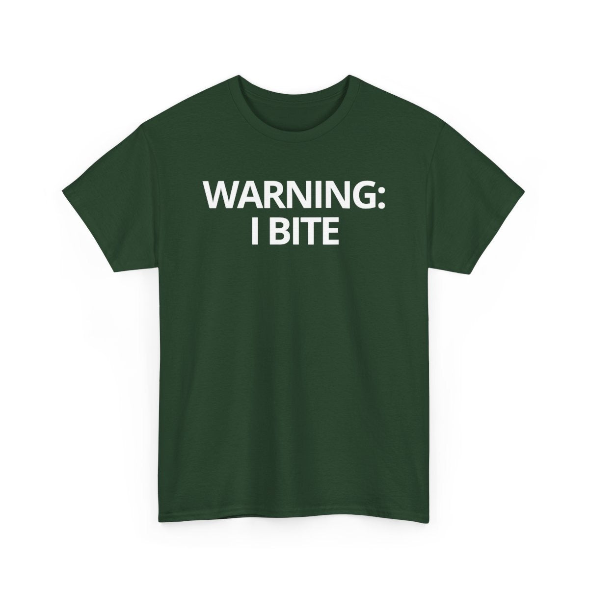 WARNING: I BITE - Foodie (Basic Tee)