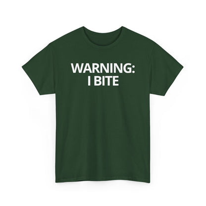 WARNING: I BITE - Foodie (Basic Tee)