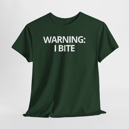 WARNING: I BITE - Foodie (Basic Tee)