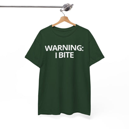 WARNING: I BITE - Foodie (Basic Tee)