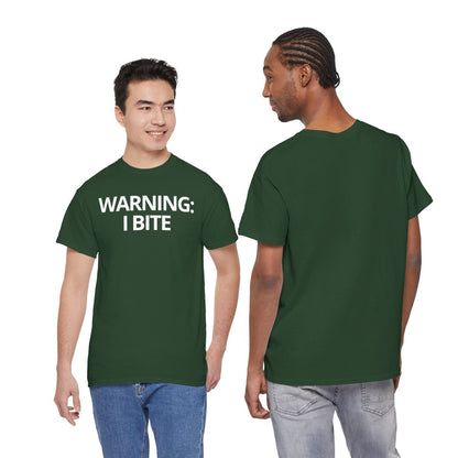 WARNING: I BITE - Foodie (Basic Tee)
