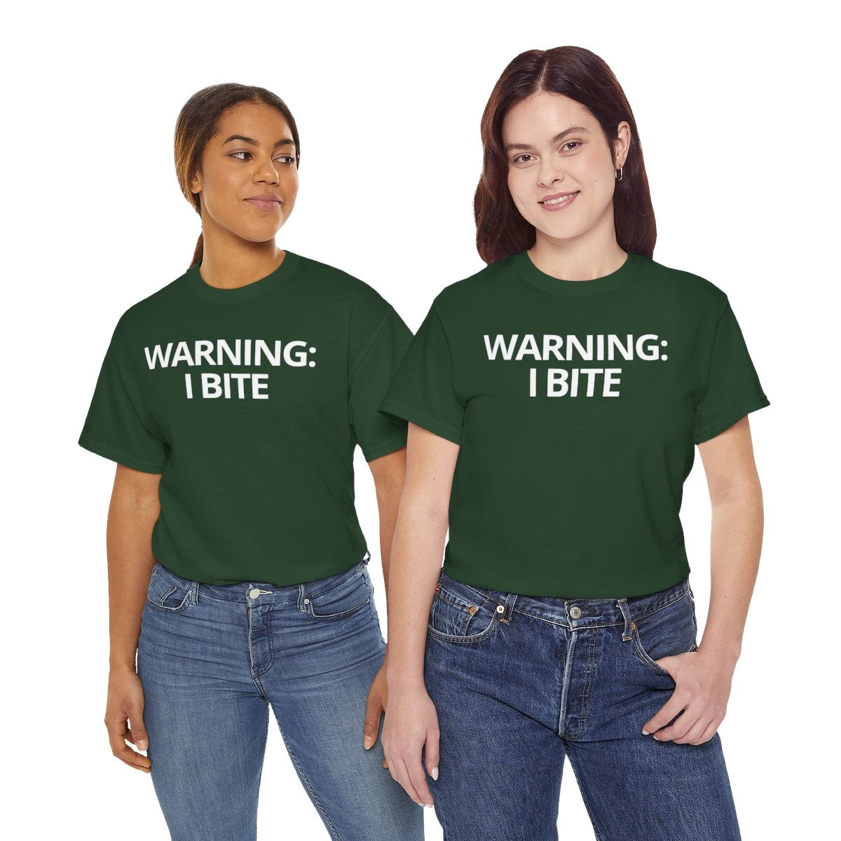 WARNING: I BITE - Foodie (Basic Tee)