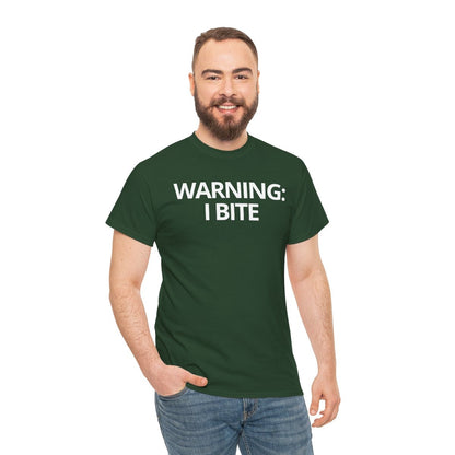 WARNING: I BITE - Foodie (Basic Tee)