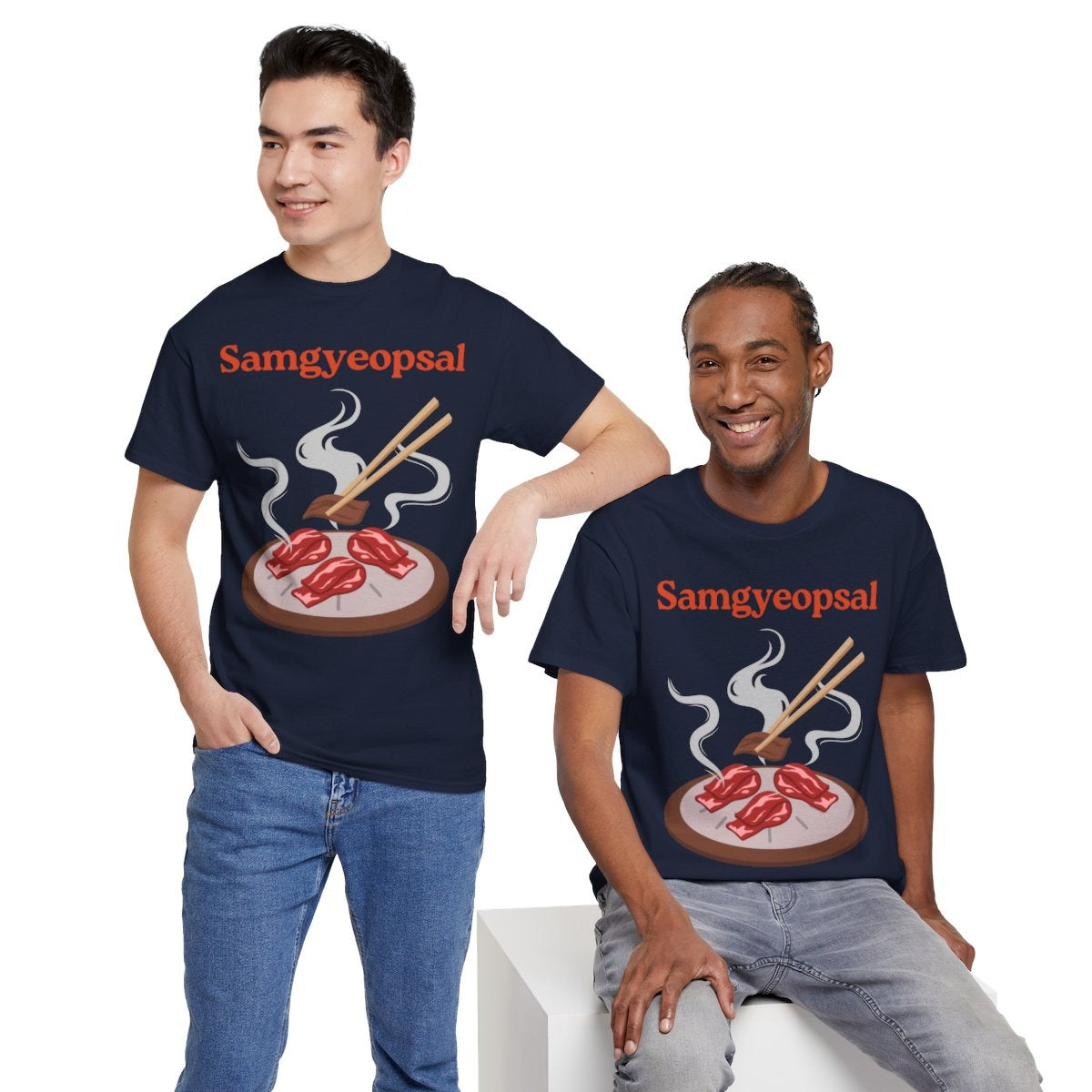 SAMGYEOPSAL - Korean Food (Basic Tee)