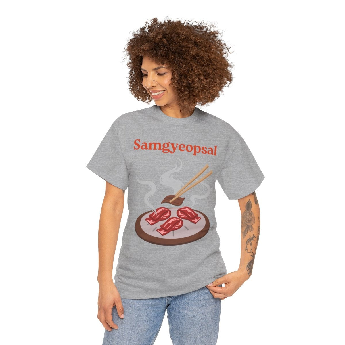 SAMGYEOPSAL - Korean Food (Basic Tee)