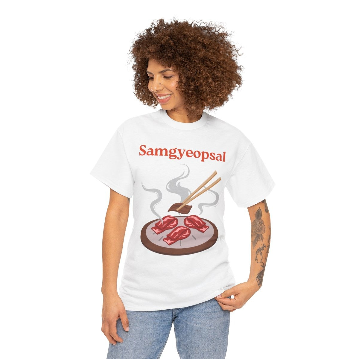 SAMGYEOPSAL - Korean Food (Basic Tee)