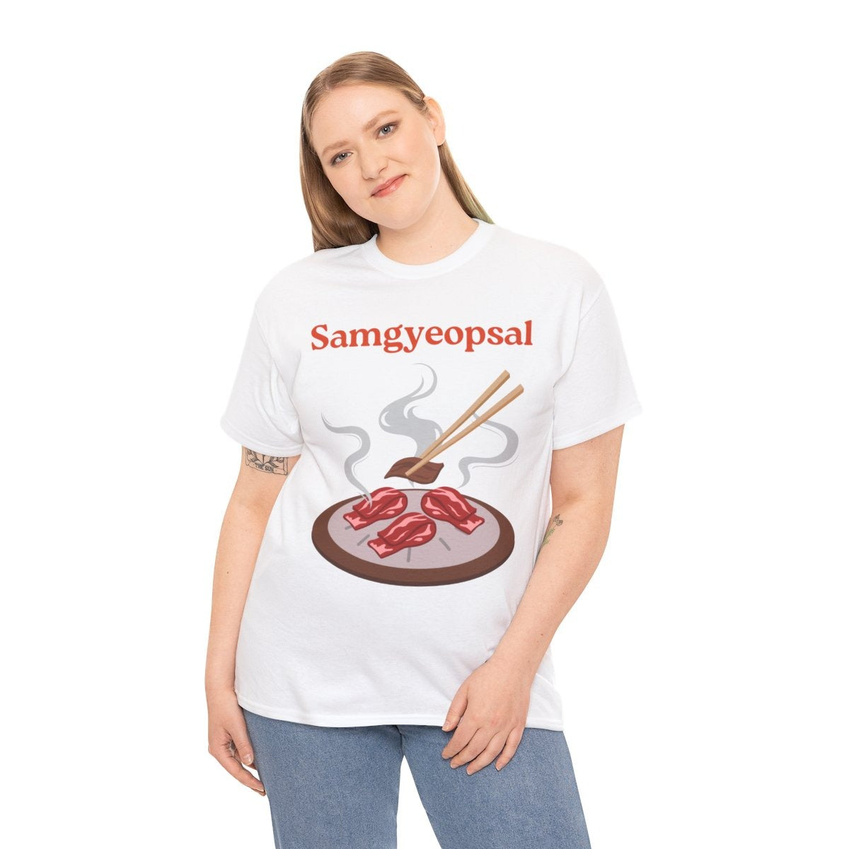 SAMGYEOPSAL - Korean Food (Basic Tee)