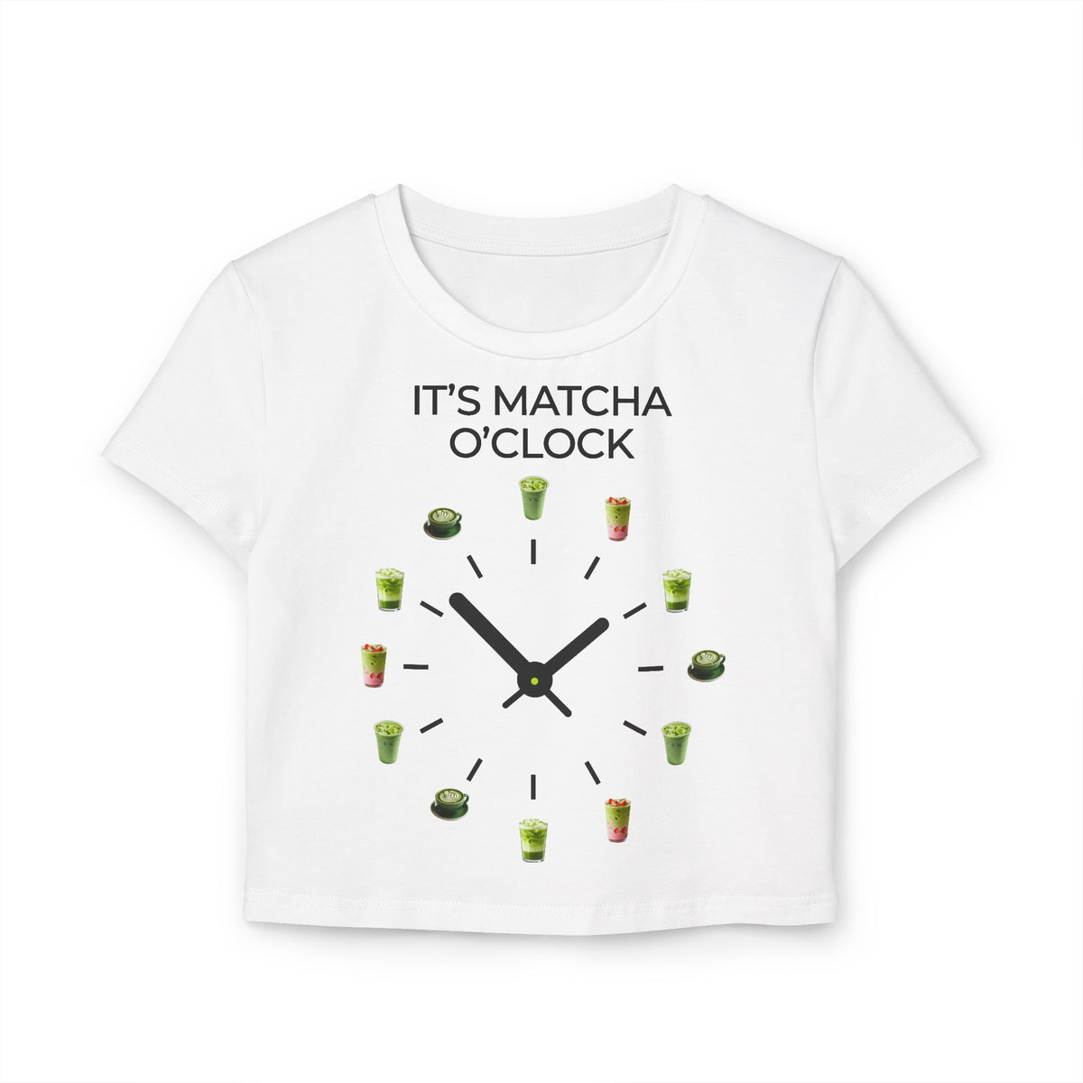 MATCHA O'CLOCK - Drinks (Crop Top)