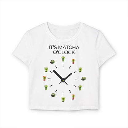 MATCHA O'CLOCK - Drinks (Crop Top)