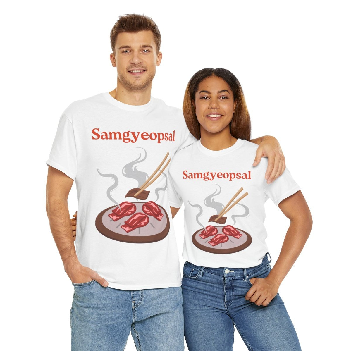 SAMGYEOPSAL - Korean Food (Basic Tee)