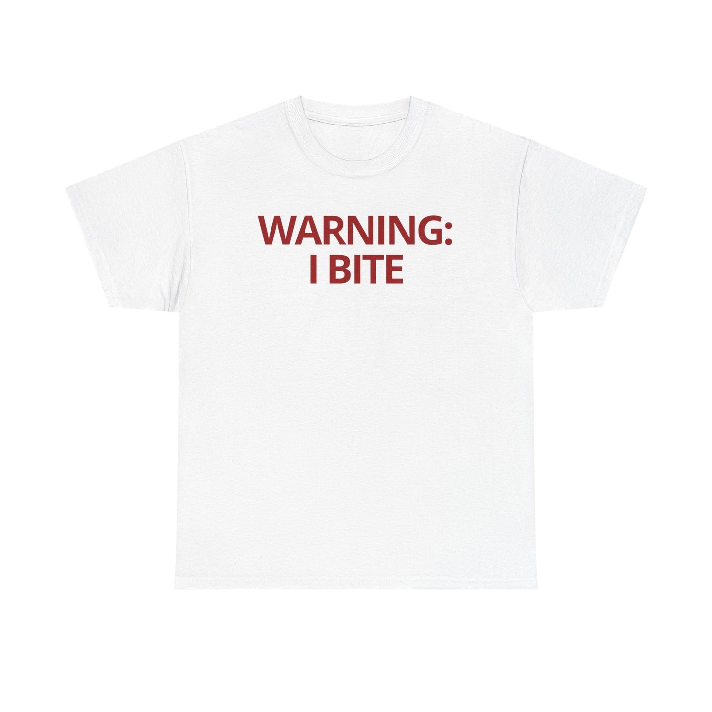 WARNING: I BITE - Foodie (Basic Tee)