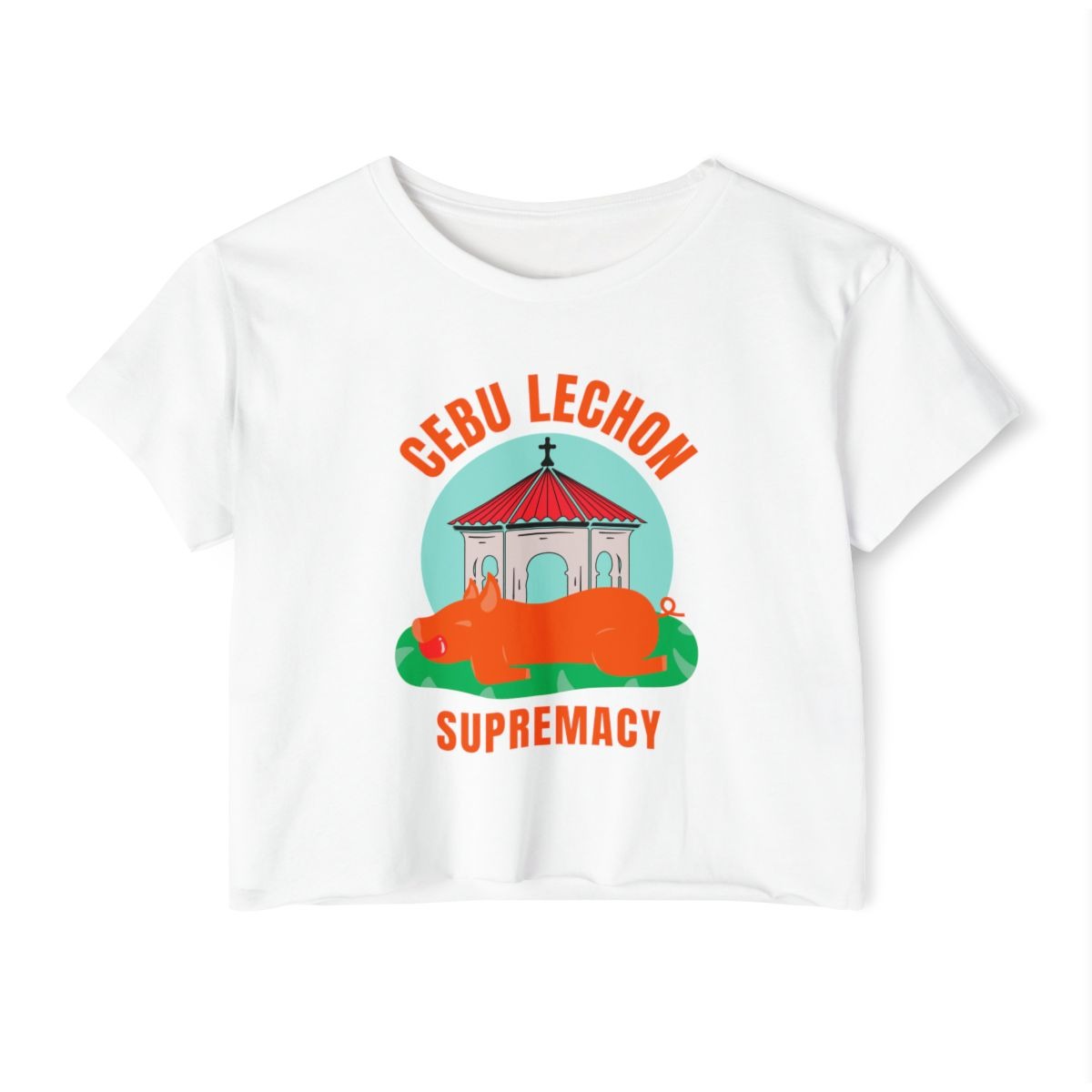 LECHON CEBU 2 - Filipino Food (Crop Top)