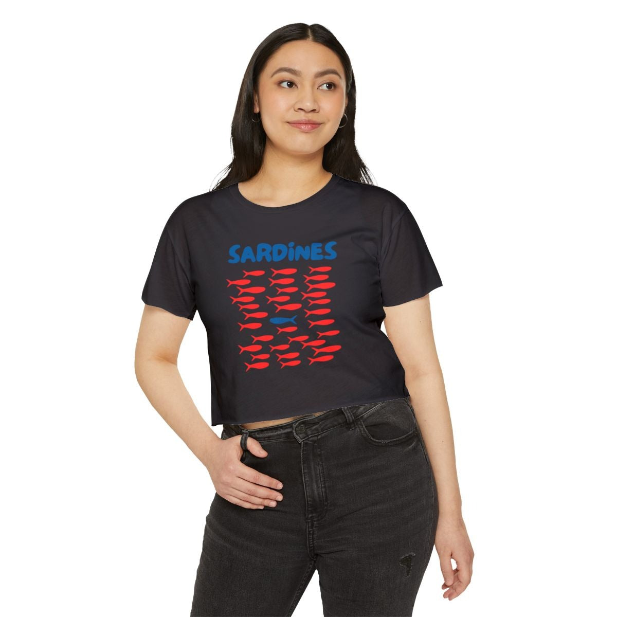 FRIED SARDINES - Sari-Sari Store (Crop Top)