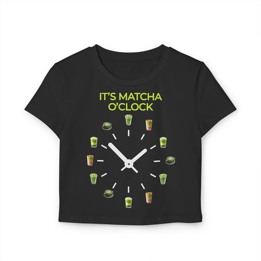 MATCHA O'CLOCK - Drinks (Crop Top)