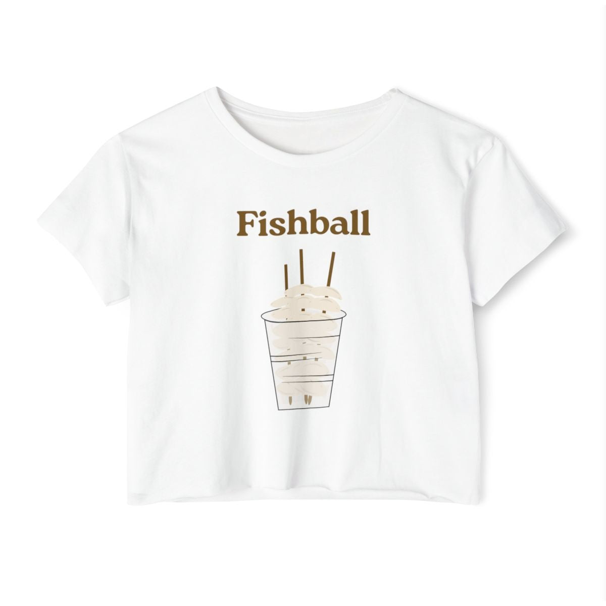 FISHBALL 2 - Filipino Food (Crop Top)