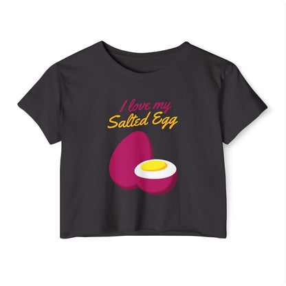 SALTED EGG 1 - Filipino Food (Crop Top)