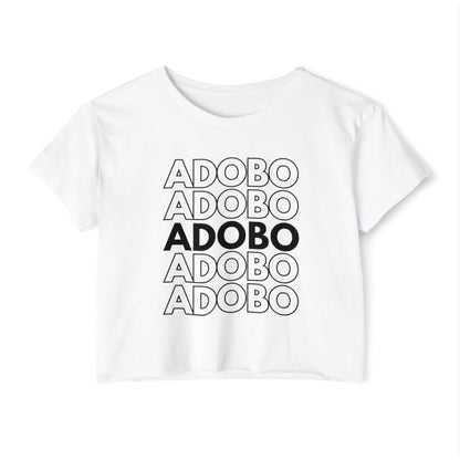 ADOBONG PUSIT - Filipino Food (Crop Top)