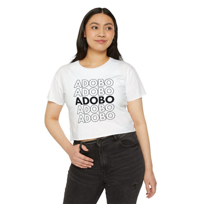 ADOBONG PUSIT - Filipino Food (Crop Top)