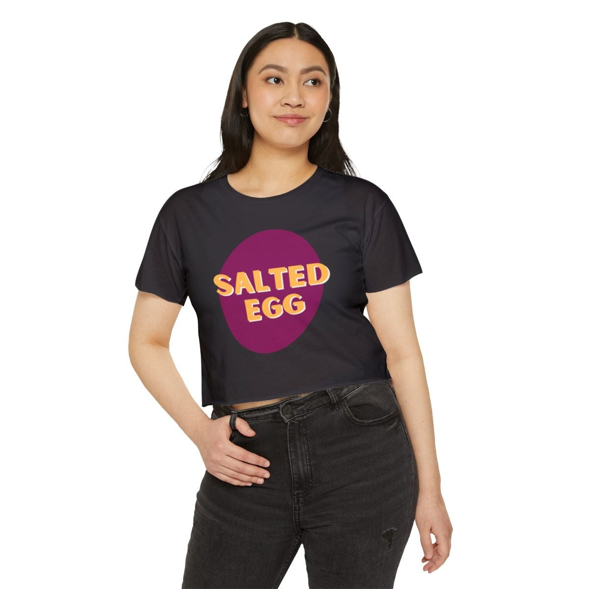 SALTED EGG 2 - Filipino Food (Crop Top)