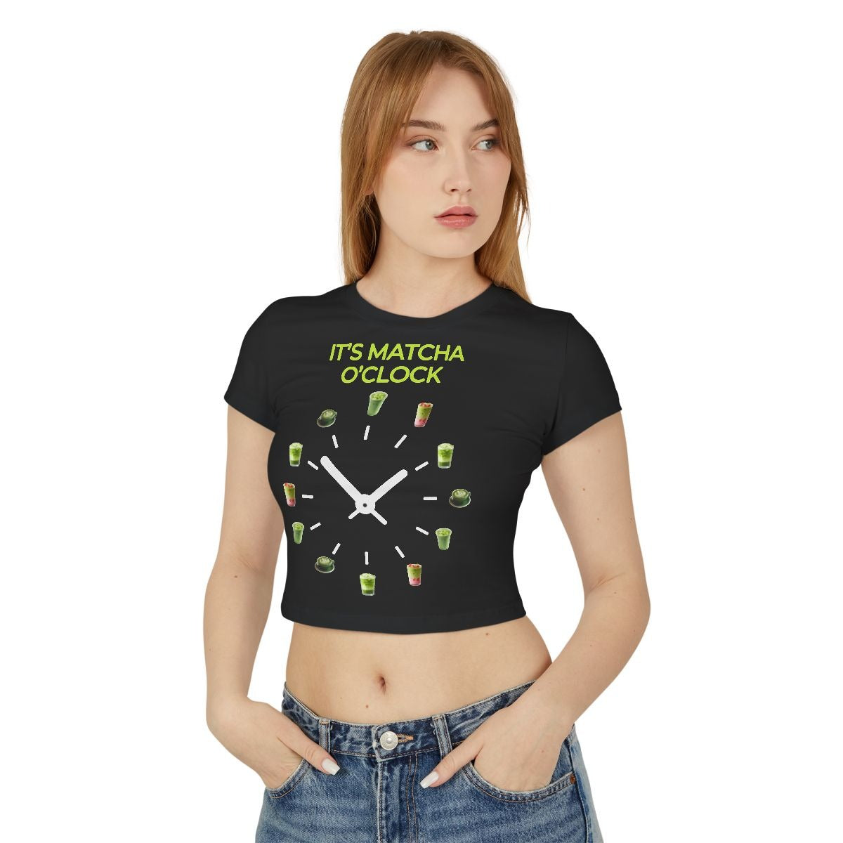 MATCHA O'CLOCK - Drinks (Crop Top)