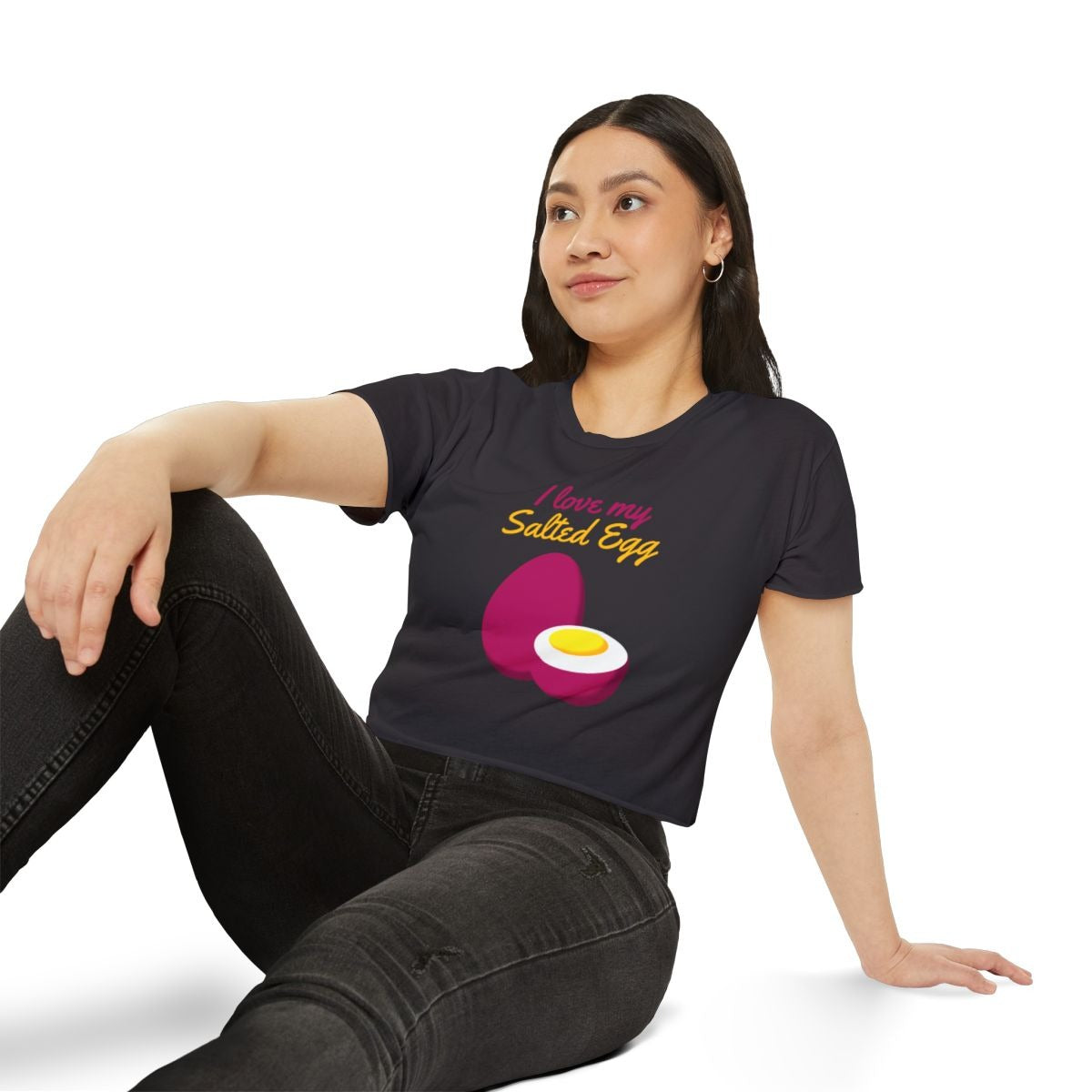 SALTED EGG 1 - Filipino Food (Crop Top)