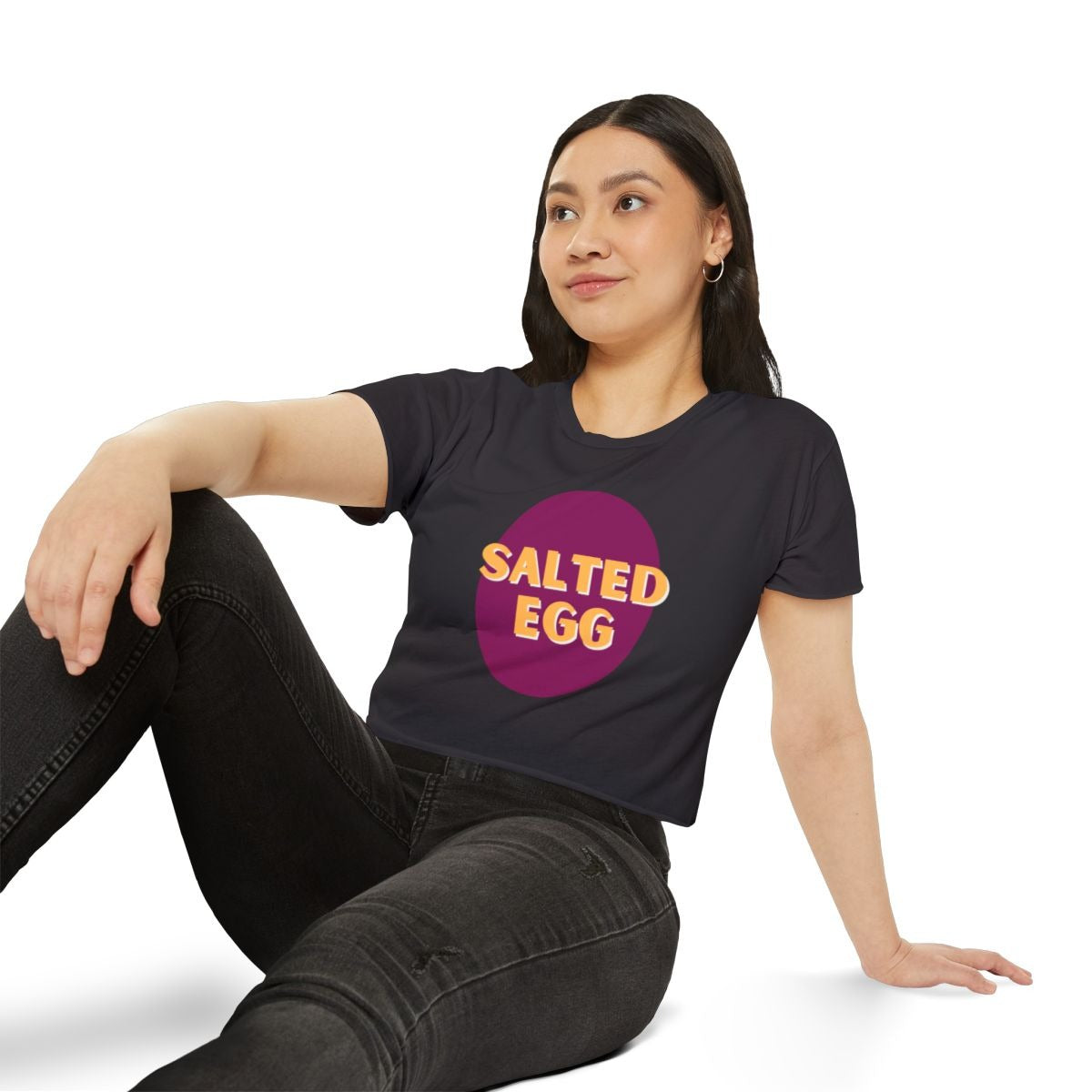 SALTED EGG 2 - Filipino Food (Crop Top)
