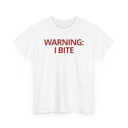 WARNING: I BITE - Foodie (Basic Tee)
