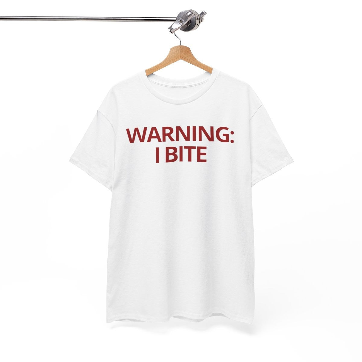 WARNING: I BITE - Foodie (Basic Tee)