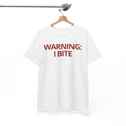 WARNING: I BITE - Foodie (Basic Tee)