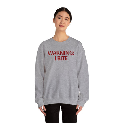 WARNING: I BITE - Foodie (Sweatshirt)
