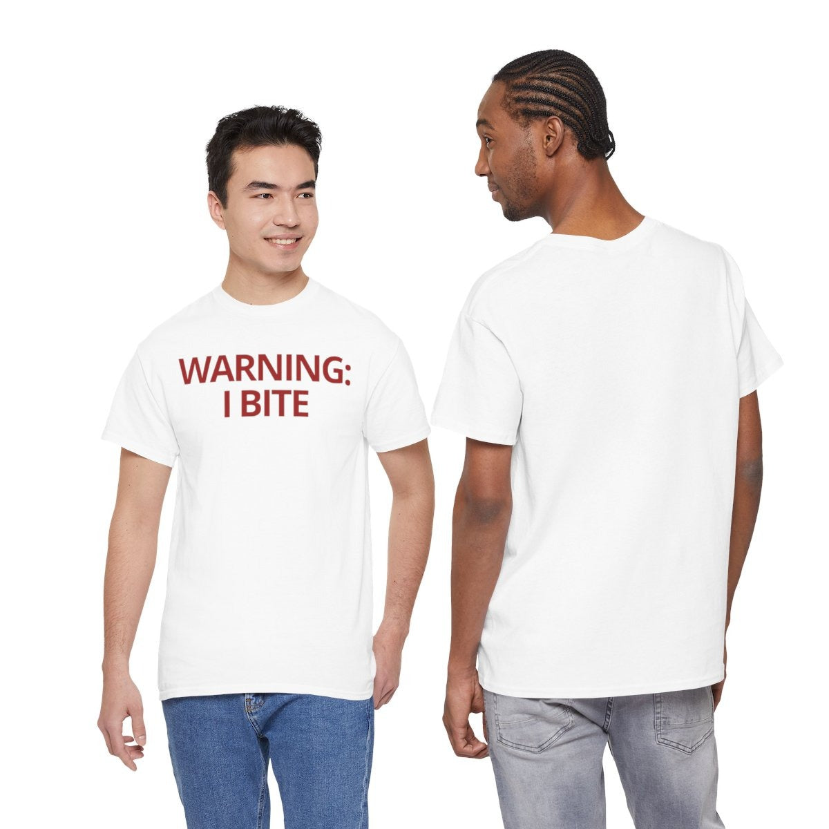 WARNING: I BITE - Foodie (Basic Tee)